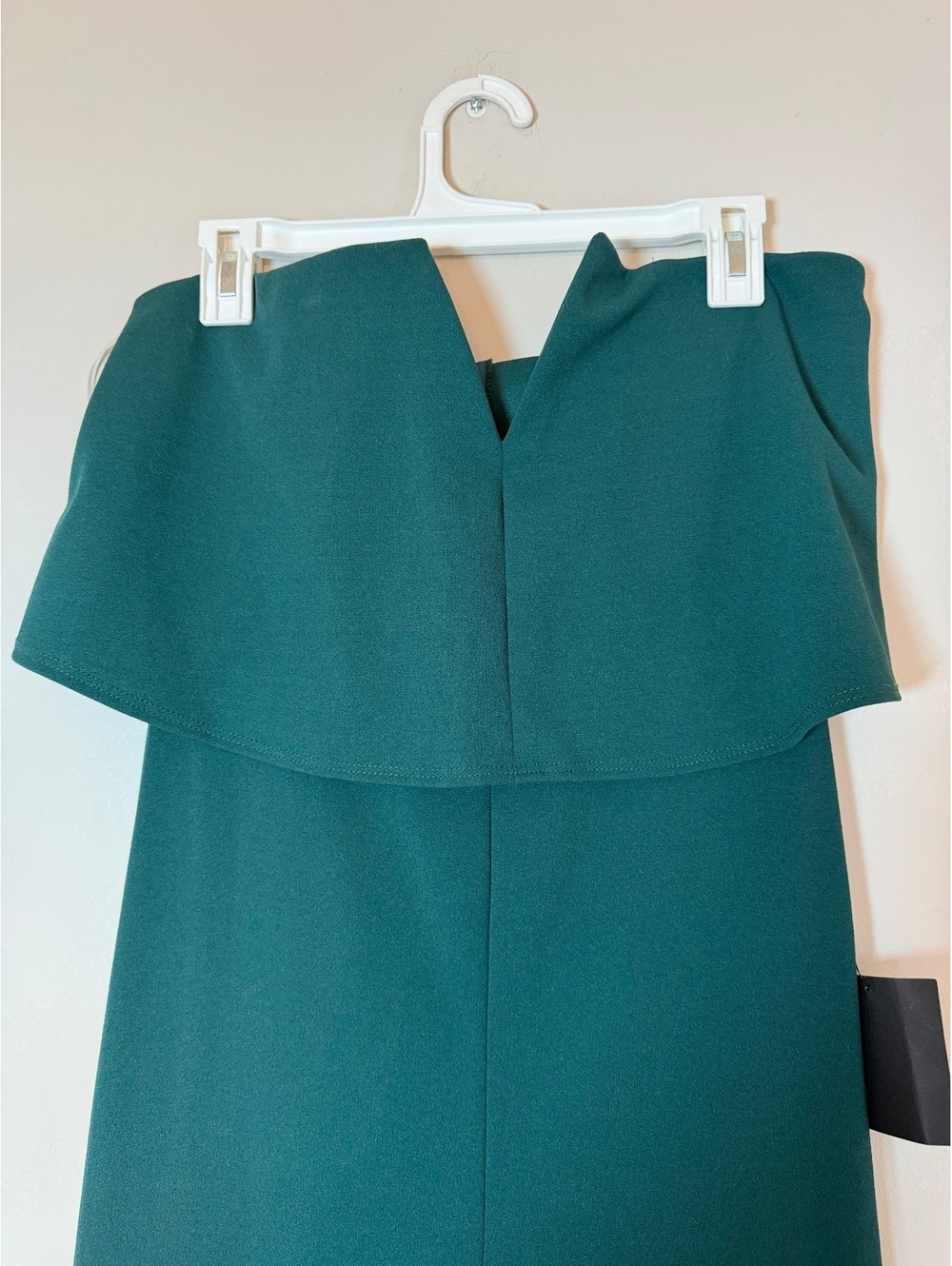 Lulus NWT Women's Emerald Green Strapless Wide-Leg Jumpsuit, Size Large